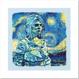 The Lady of space and Time Van Gogh Style Posters and Art